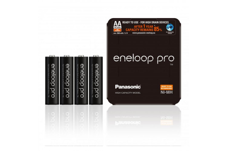 Eneloop Pro AA 2500 mAh (BK-3HCDE) NiMH rechargeable battery