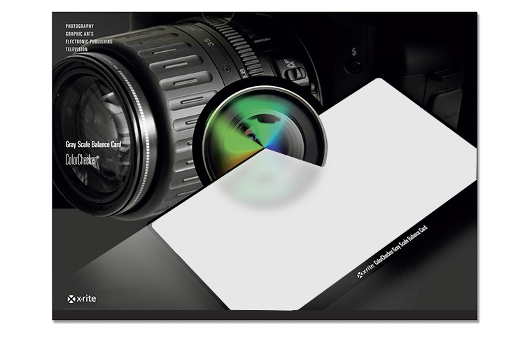 ColorChecker® White Balance neutral reference card 
